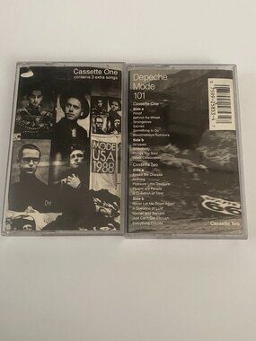 vintage depeche mode cassette 101